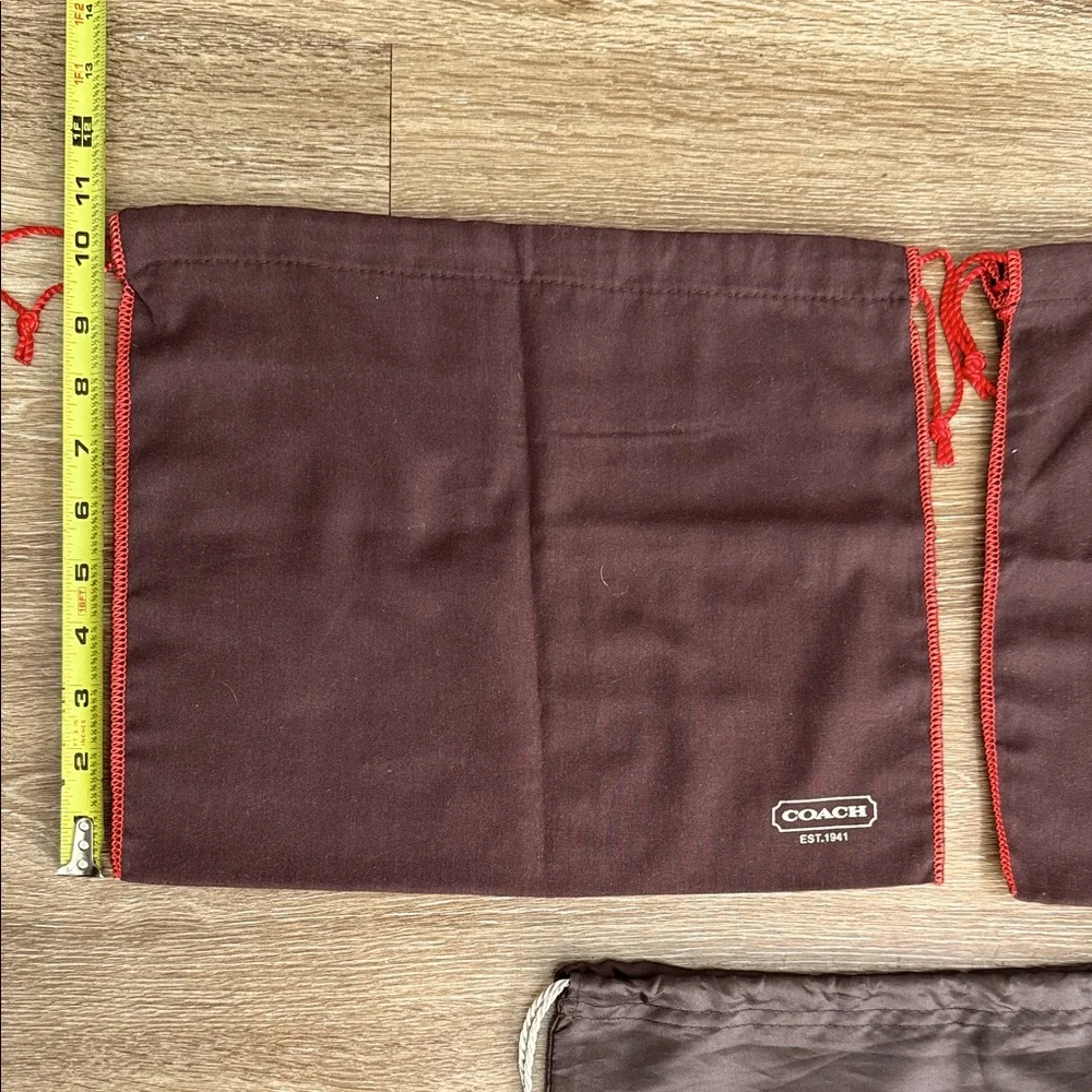 COACH Drawstring Dust Bags Lot of 3 - Picture 4 of 9